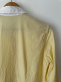 COUNTRY ROAD - 2002 VINTAGE SLIM FIT COTTON SHIRT - LEMON PINSTRIPE / WHITE COLLAR - S-Shirts-UPTOWN VINTAGE-UPTOWN LOCAL