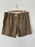 VANISHING ELEPHANT - LEOPARD PRINT SWIM SHORTS - 30-Shorts-UPTOWN VINTAGE-UPTOWN LOCAL