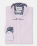 BROOKSFIELD - Stretch Performance Reg Fit Shirt - Pink-Shirts-Brooksfield-39-UPTOWN LOCAL