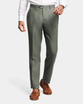 Sleek Linen Trouser - Army-Pants-Brooksfield-30-UPTOWN LOCAL