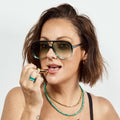 VALLEY - Bang Booie Green w. Gold Metal / Dark Green Gradient Lens-Sunglasses-Valley-UPTOWN LOCAL