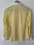 COUNTRY ROAD - 2002 VINTAGE SLIM FIT COTTON SHIRT - LEMON PINSTRIPE / WHITE COLLAR - S-Shirts-UPTOWN VINTAGE-UPTOWN LOCAL