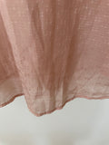 BLANCA - SEMI SHEER S/S SHIRT - ONE SIZE - SOFT PINK-Shirts-UPTOWN VINTAGE-UPTOWN LOCAL