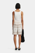 HANSEN & GRETEL - Laurel Relaxed Short - Beige Bandana-Shorts-Hansen and Gretel-XS-UPTOWN LOCAL