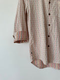 VANISHING ELEPHANT - SOFT COTTON SHIRT - WHITE / MULTI - S-Shirts-UPTOWN VINTAGE-UPTOWN LOCAL