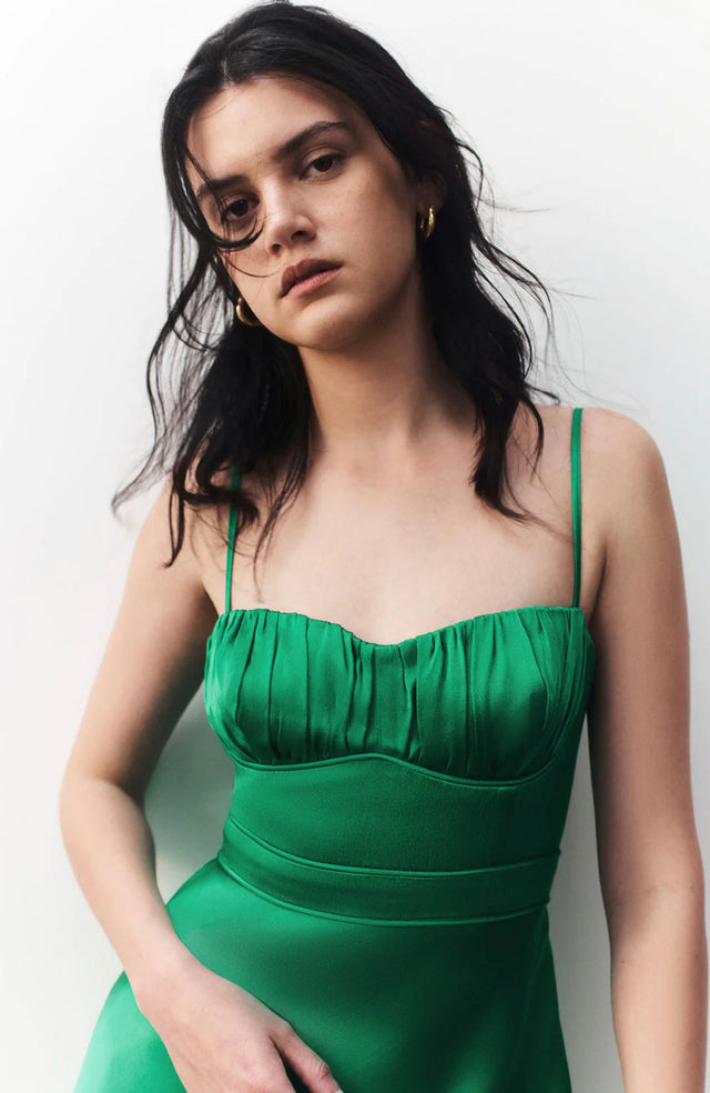 Lana Bustier Midi Dress - Tree Green-formal-Shona Joy-6-UPTOWN LOCAL