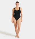 HUNZA G - Domino Swim Crinkle - Black-Swimwear-Hunza G-UPTOWN LOCAL