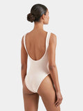 HUNZA G - Domino Swim Crinkle - Blush-Swimwear-Hunza G-UPTOWN LOCAL