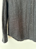 SATURDAYS NYC - COTTON SHIRT - BLACK - S-Shirts-UPTOWN VINTAGE-UPTOWN LOCAL