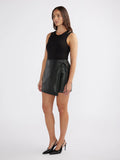 ENA PELLY - Melissa Leather Skirt Black-Shorts-ENA PELLY-6-UPTOWN LOCAL