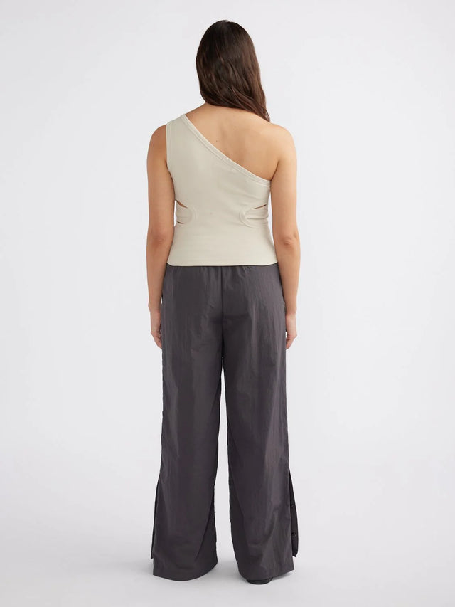 ENA PELLY - Korey Asymmetric Tank Stone-Shirts & Tops-ENA PELLY-6-UPTOWN LOCAL