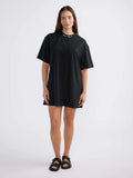 ENA PELLY - Cassie Tee Dress Washed Black-Dresses-ENA PELLY-6-UPTOWN LOCAL