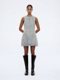 ENA PELLY - Gracie Denim Dress - Peach Wash-Dresses-ENA PELLY-6/XS-UPTOWN LOCAL