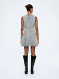 ENA PELLY - Gracie Denim Dress - Peach Wash-Dresses-ENA PELLY-6/XS-UPTOWN LOCAL