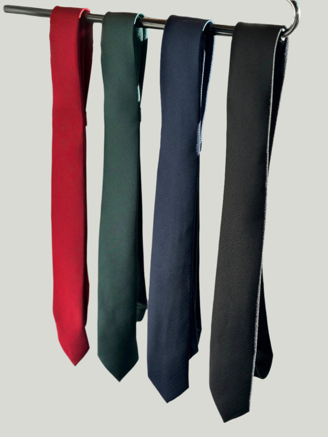 UPTOWN LOCAL - Slim Tie-Ties-UPTOWN LOCAL-Black-UPTOWN LOCAL