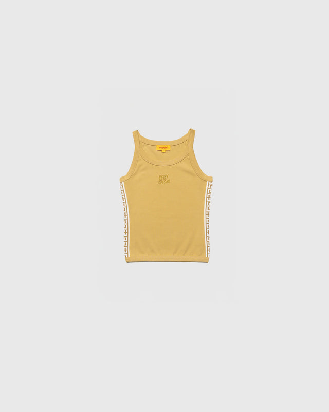 SOMETHING VERY SPECIAL - Geo Regular Tank - Prairie Sand-Tank top-Something Very Special-XS-UPTOWN LOCAL