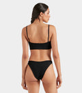 HUNZA G - Gigi Bikini Crinkle - Black-Swimwear-Hunza G-UPTOWN LOCAL
