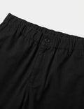 MR. SIMPLE - Chad Elastic Waist Relaxed Pant - Black-Pants-Mr. Simple-S-UPTOWN LOCAL