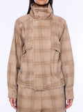 ENA PELLY - Zuri Jacket - Beige Check-Jackets-ENA PELLY-6-UPTOWN LOCAL