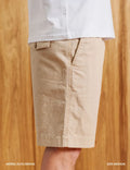 MR SIMPLE - Chad Elastic Waist Relaxed Short - Vintage Stone-Shorts-Mr. Simple-S-UPTOWN LOCAL