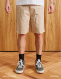 MR SIMPLE - Chad Elastic Waist Relaxed Short - Vintage Stone-Shorts-Mr. Simple-S-UPTOWN LOCAL