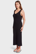 ACADEMY BRAND - Daisy Boucle Knit Dress - Black-Dresses-Academy Brand-XS-UPTOWN LOCAL