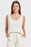 ACADEMY BRAND - Daisy Boucle Knit Top - Off White-Tops-Academy Brand-XS-UPTOWN LOCAL