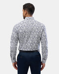 BROOKSFIELD - Stretch Performance Reg Fit Shirt - Navy-Shirts-Brooksfield-39-UPTOWN LOCAL