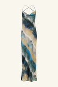 SHONA JOY - Jardin Double Cowl Bias Maxi Dress - Aqua/Multi-Dresses-Shona Joy-6-UPTOWN LOCAL