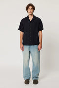 ROLLAS - Bowler Seersucker Shirt Vintage Black-Shirts-Rolla's-S-UPTOWN LOCAL