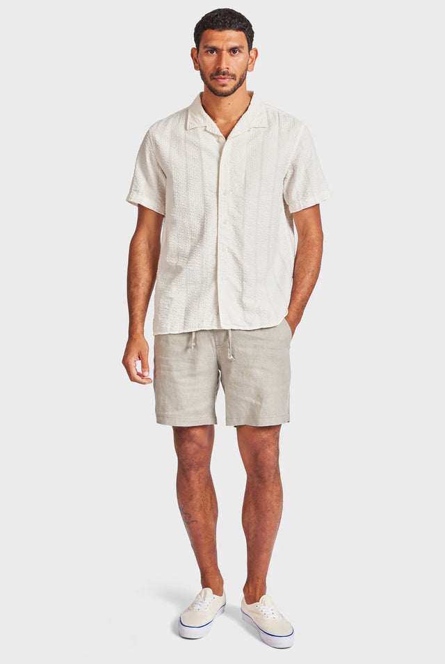 ACADEMY BRAND - Riviera Linen Short Desert Sage-Shorts-Academy Brand-30-UPTOWN LOCAL