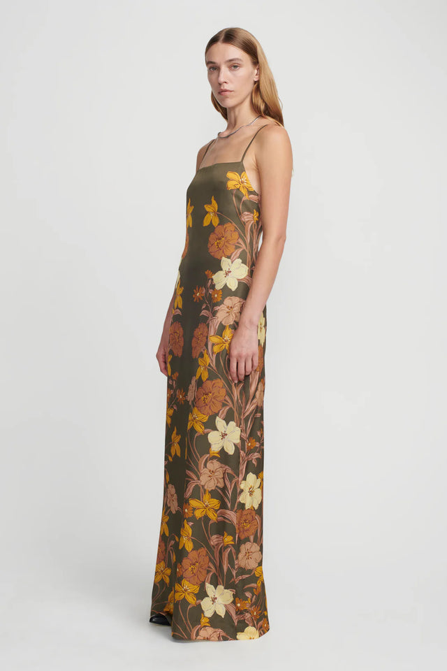 HANSEN & GRETEL - Peony Dress - Moss Floral-Dresses-Hansen and Gretel-XS-UPTOWN LOCAL