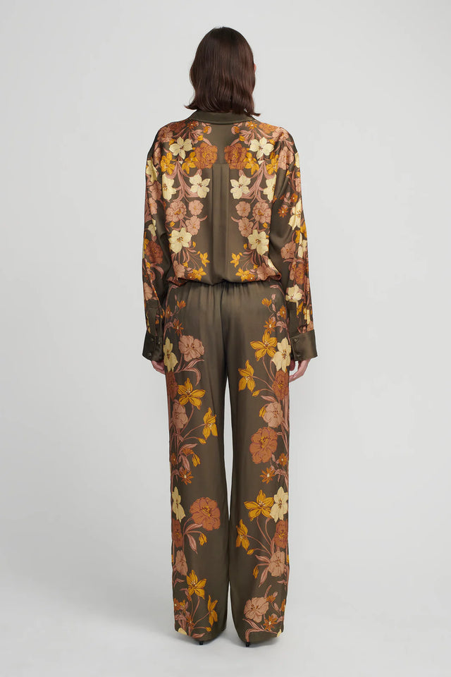 HANSEN & GRETEL - Justine Pant - Moss Floral-Pants-Hansen and Gretel-XS-UPTOWN LOCAL