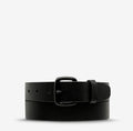 STATUS ANXIETY - Ease Up Belt - Black/Black-Belts-Status Anxiety-S/M-UPTOWN LOCAL