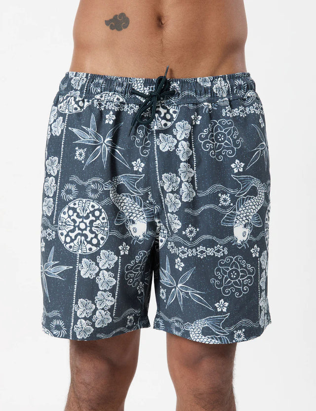 MR SIMPLE - Koi Swim Short Indigo-Shorts-Mr. Simple-S-UPTOWN LOCAL