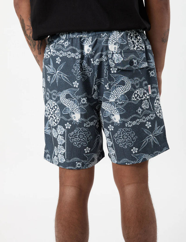 MR SIMPLE - Koi Swim Short Indigo-Shorts-Mr. Simple-S-UPTOWN LOCAL