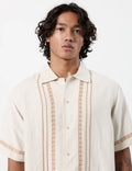 MR SIMPLE - Morocco SS Shirt Natural-Shirts-Mr. Simple-S-UPTOWN LOCAL