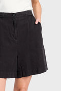 ACADEMY BRAND - Womens Monroe Short - Black-Shorts-Academy Brand Womens-6-UPTOWN LOCAL