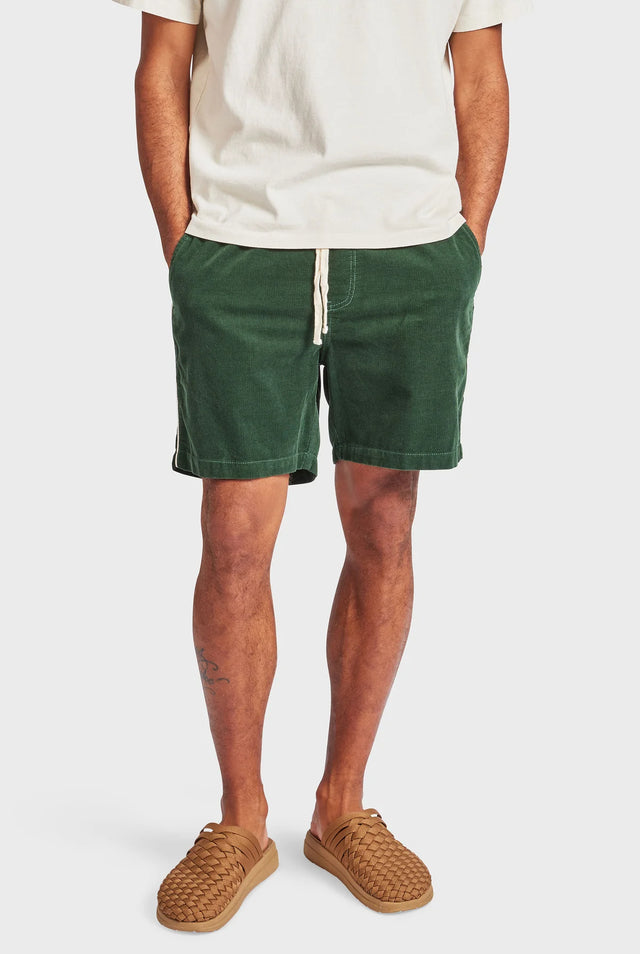 ACADEMY BRAND - Laird Cord Short - Smoke Pine-Shorts-Academy Brand-30-UPTOWN LOCAL