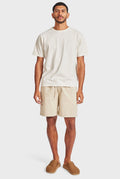 ACADEMY BRAND - Laird Cord Short - Almond-Shorts-Academy Brand-30-UPTOWN LOCAL