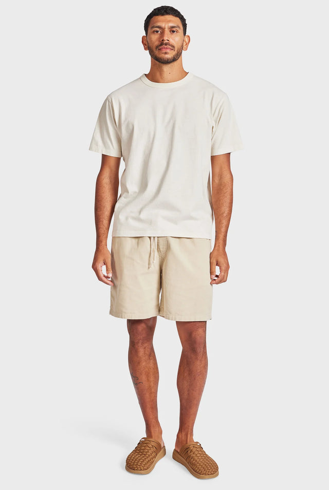 ACADEMY BRAND - Laird Cord Short - Almond-Shorts-Academy Brand-30-UPTOWN LOCAL