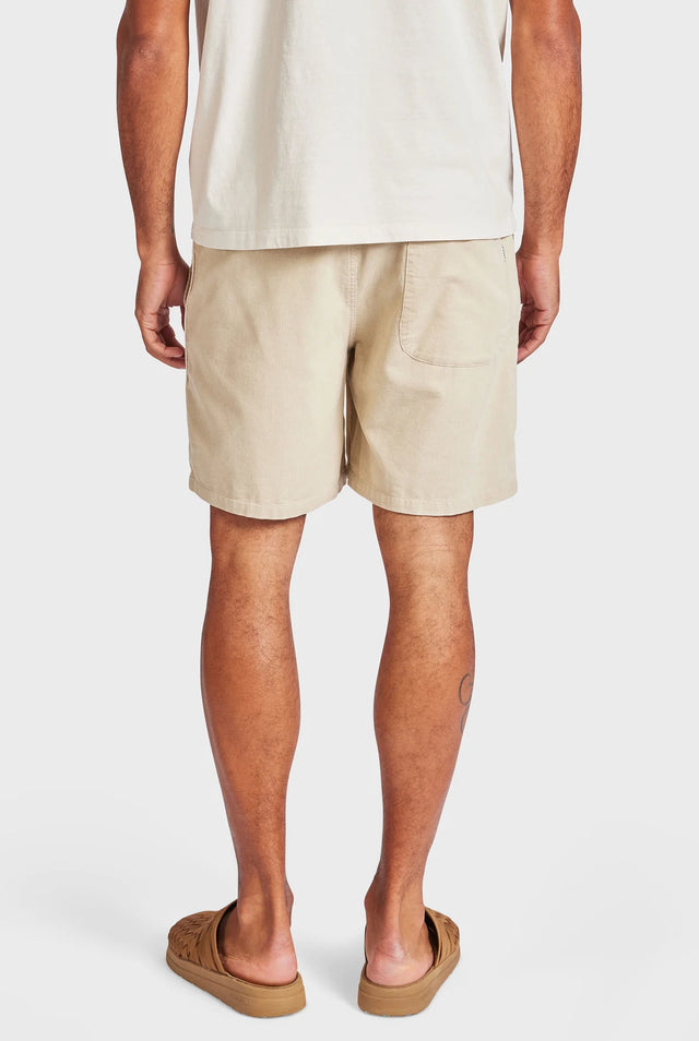 ACADEMY BRAND - Laird Cord Short - Almond-Shorts-Academy Brand-30-UPTOWN LOCAL