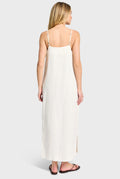 ACADEMY BRAND - Essential Linen Slip Dress - Light Almond-Dresses-Academy Brand Womens-XS-UPTOWN LOCAL