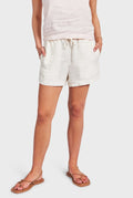 ACADEMY BRAND - Rivera Linen Short - Light Almond-Shorts-Academy Brand Womens-6-UPTOWN LOCAL