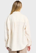 ACADEMY BRAND - Womens Hampton Linen Shirt - Light Almond-Tops-Academy Brand Womens-XS-UPTOWN LOCAL