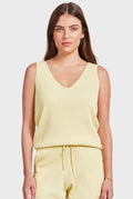 ACADEMY BRAND - Peggy Knit Top - Pine Lemon-Tops-Academy Brand Womens-XS-UPTOWN LOCAL