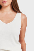 ACADEMY BRAND - Peggy Knit Top - Off White-Tops-Academy Brand Womens-XS-UPTOWN LOCAL