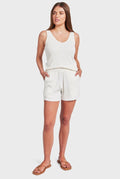 ACADEMY BRAND - Peggy Knit Top - Off White-Tops-Academy Brand Womens-XS-UPTOWN LOCAL