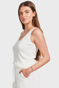 ACADEMY BRAND - Peggy Knit Top - Off White-Tops-Academy Brand Womens-XS-UPTOWN LOCAL