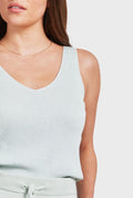 ACADEMY BRAND - Peggy Knit Top - Aquamarine-Tops-Academy Brand Womens-XS-UPTOWN LOCAL